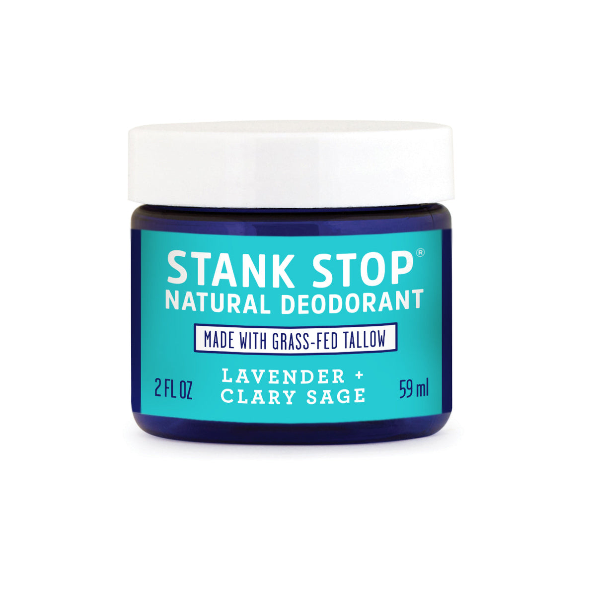 Stank Stop Cream Deodorant, Lavender+Sage, 2 Oz by FATCO Skincare Products