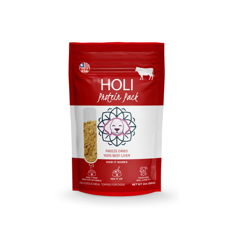 Beef Liver Dog Food Topper by HOLI