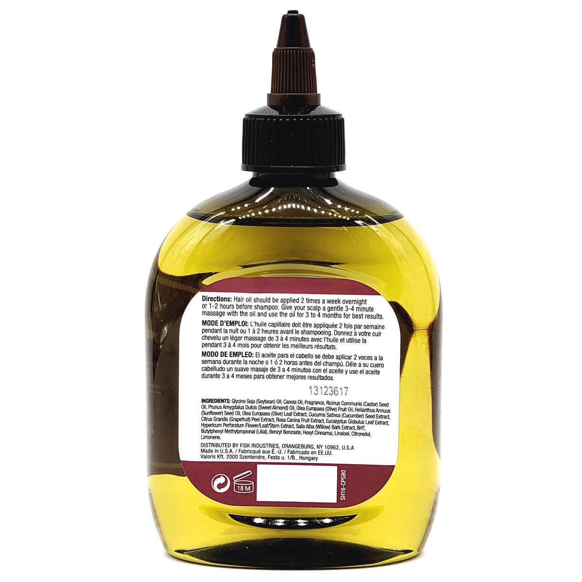 Difeel Castor Pro-Growth Hair Oil 7.1 oz. by difeel - find your natural beauty