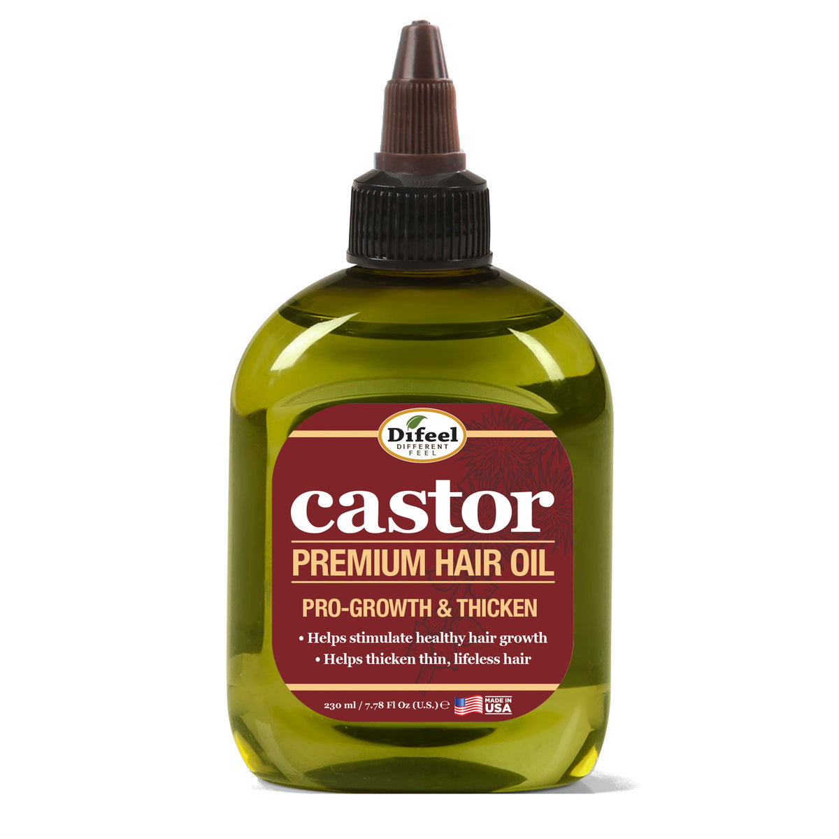 Difeel Castor Pro-Growth Hair Oil 7.1 oz. by difeel - find your natural beauty
