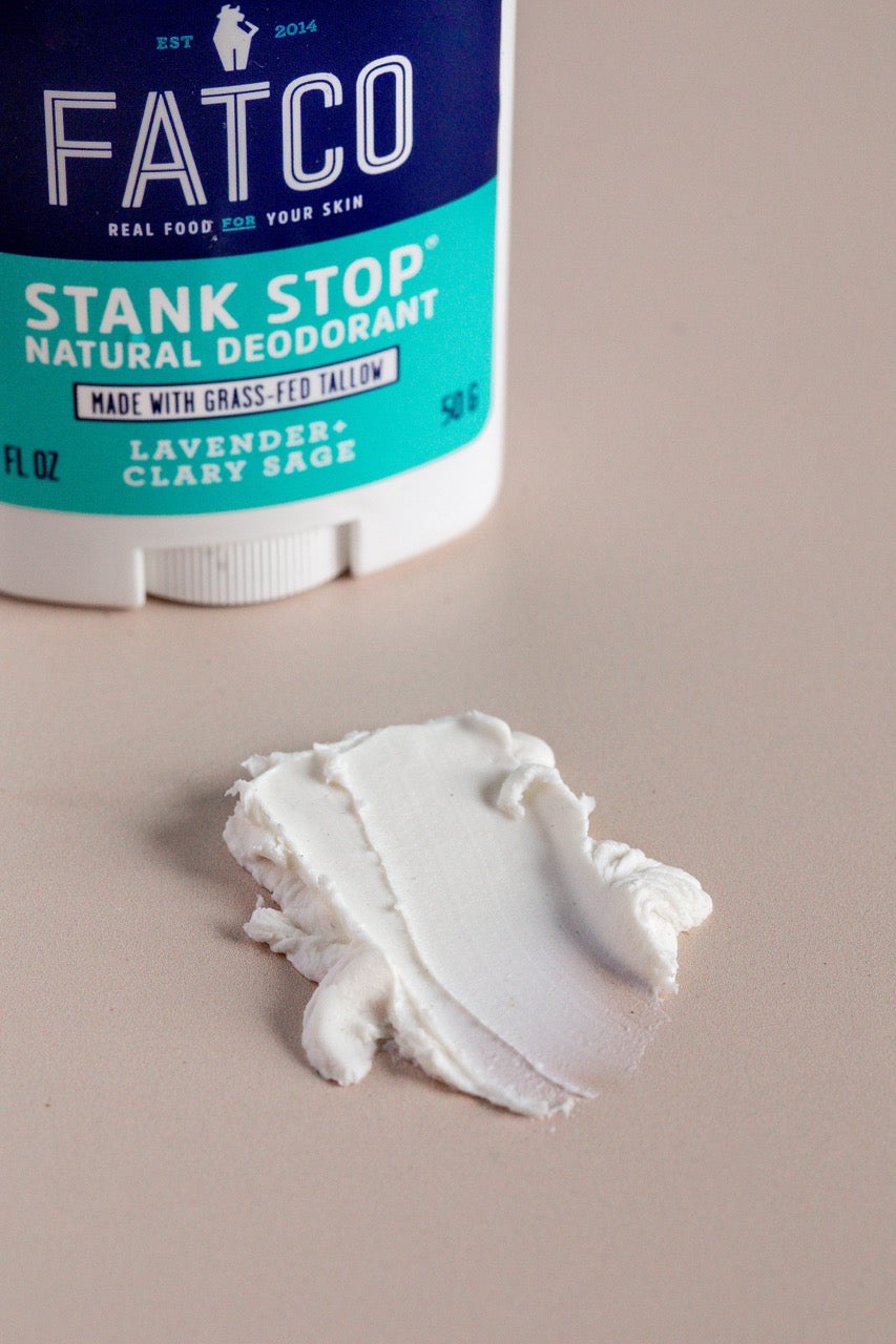 Stank Stop Deodorant Stick, Lavender+Sage, 1.7 Oz by FATCO Skincare Products