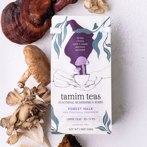 Forest Walk | 100% Wellness Mushroom Tea by Tamim Teas