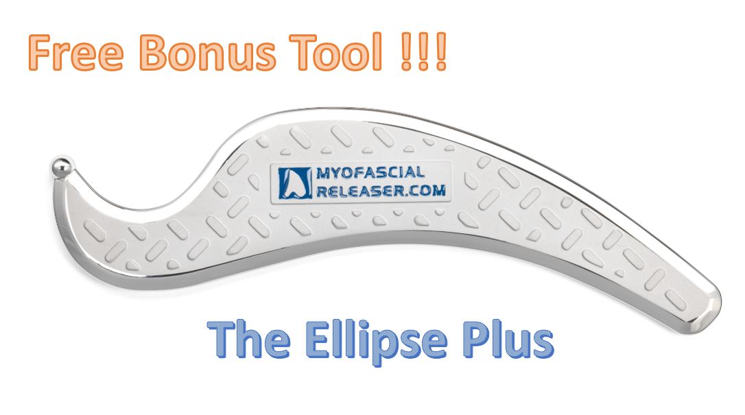 The Myofascial Releaser Combo Set, plus free bonus tool, the Ellipse Plus by Myofascial Releaser