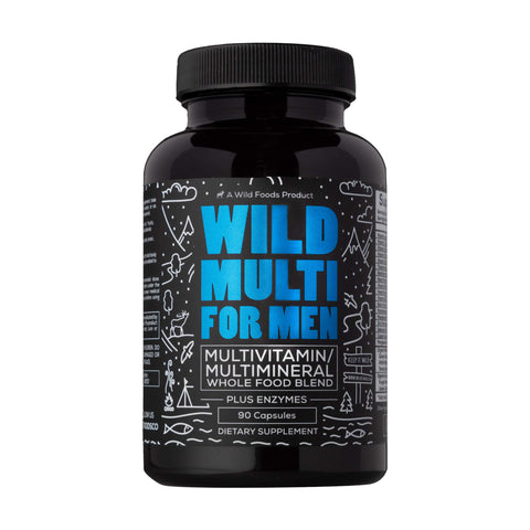 Whole Food Daily Multivitamin for Men case of 12 by Wild Foods