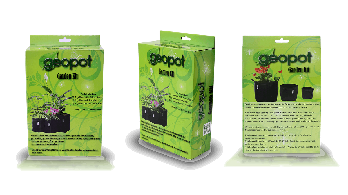 GeoPot Fabric Pot Garden Kit by Geopot