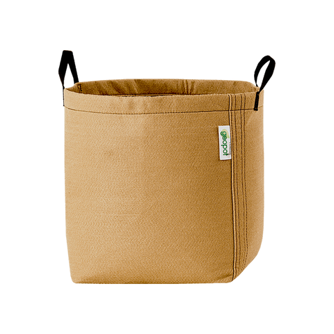 GeoPot Fabric Pot with Handles - Tan by Geopot