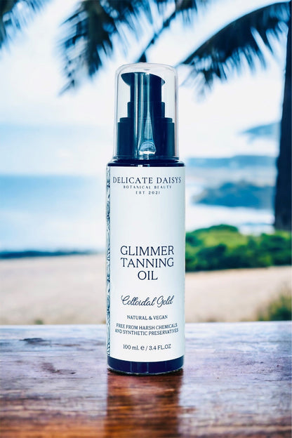 Glimmer Tanning Body Oil Colloidal Gold