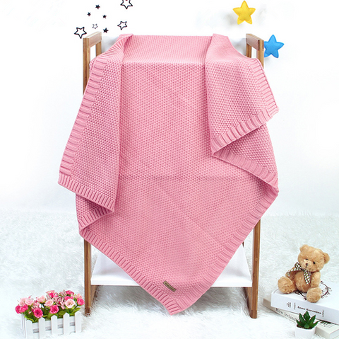 Organic Cotton Swaddle: Soft, Knitted by Plushy Planet