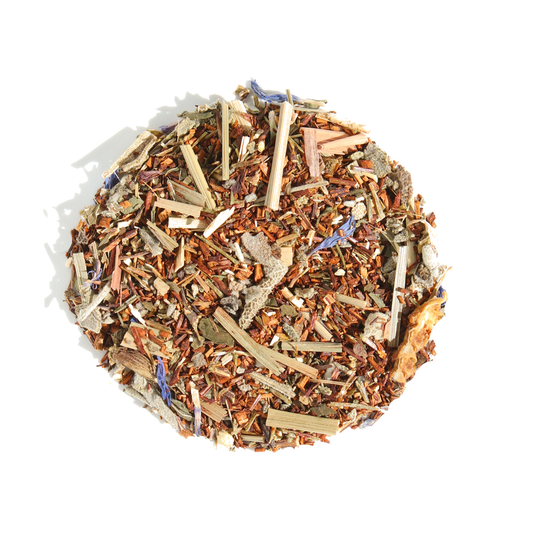 Healthy, Wealthy, & Wise Herbal Tea (Bergamot - Sage - Lemongrass - Mint) by Plum Deluxe Tea