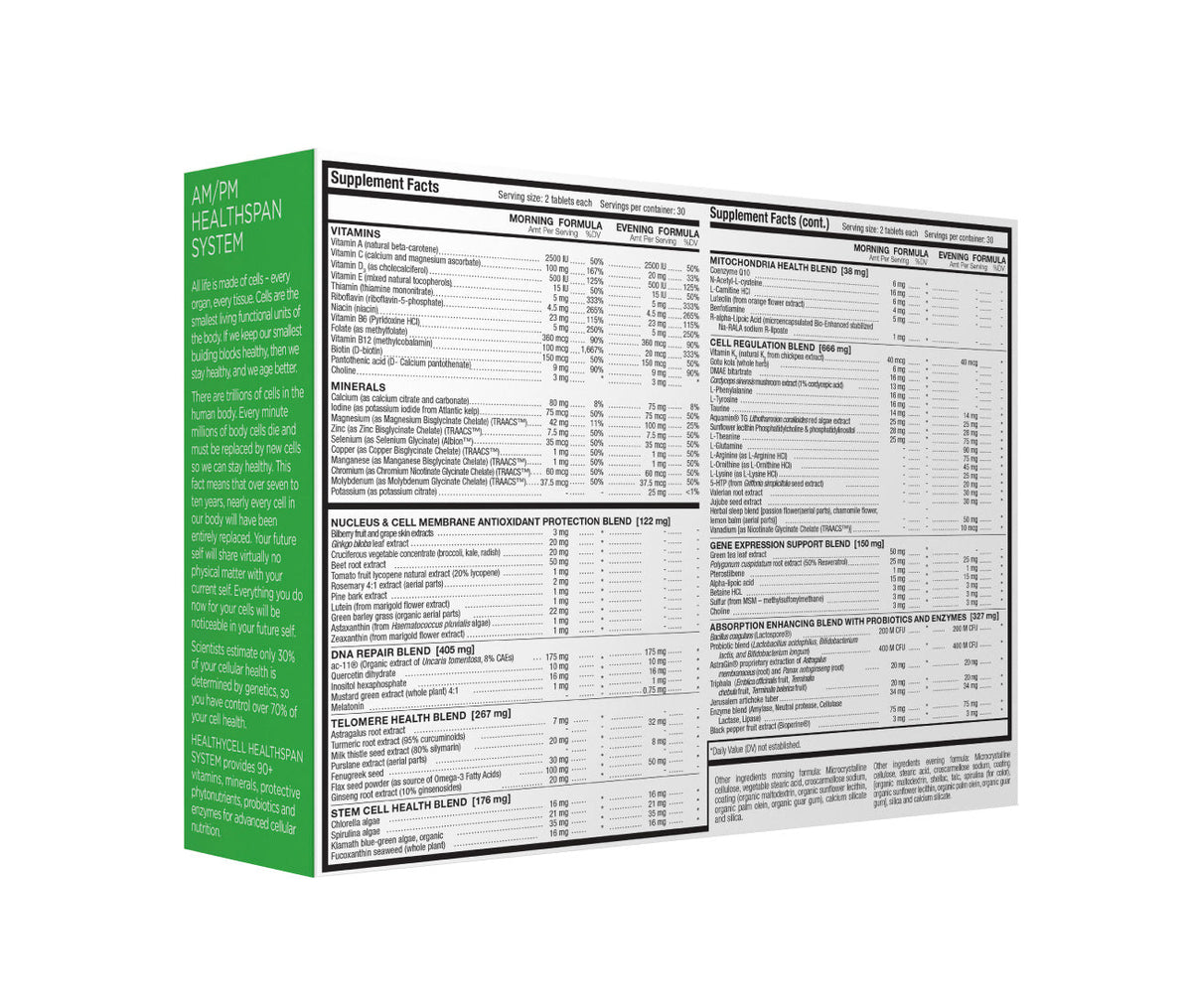 AM PM Healthspan System by Healthycell