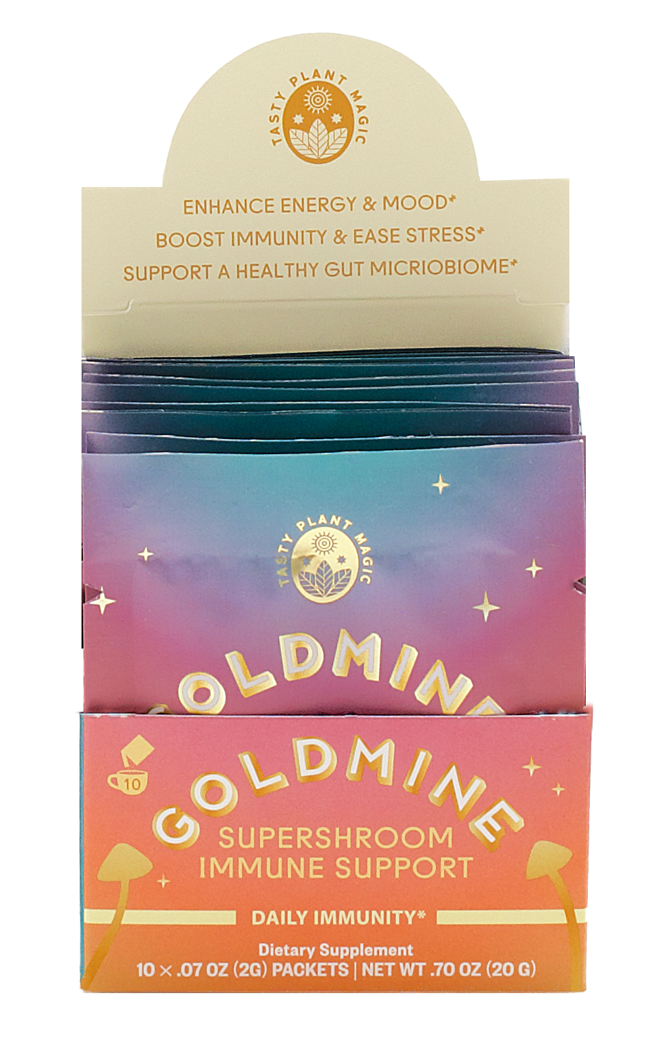 Supershroom Immunity Support Packets by Goldmine Adaptogens