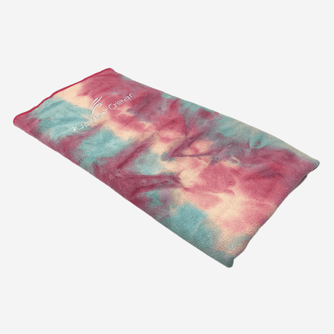 Tie Dye Yoga Mat Towel Non-Slip Microfiber by Jupiter Gear