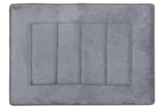 Memory Foam Bath Mat in Slate Grey, 17 x 24 in by The Everplush Company