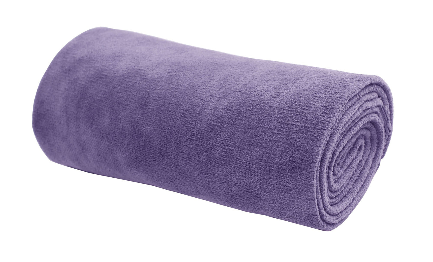 Biospired Asana Yoga Towel, Purple by The Everplush Company