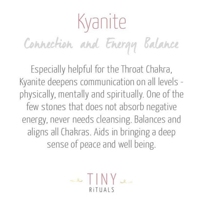 Kyanite Energy Bracelet by Tiny Rituals