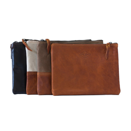 Leather Clutch by Lifetime Leather Co