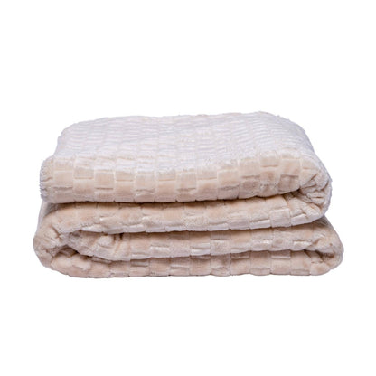 Family Textured Luxury Sherpa Pet Blanket (50" x 60") by American Pet Supplies