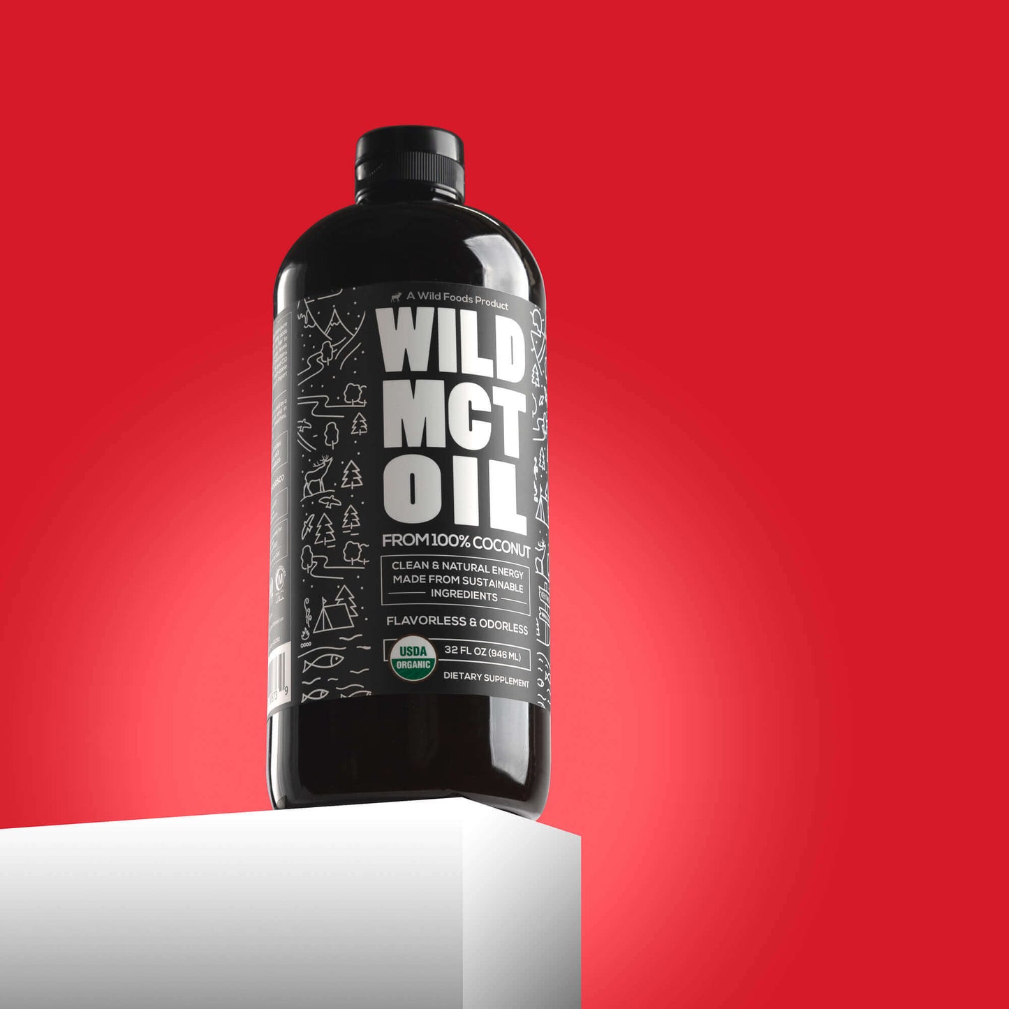 Organic Wild MCT Oil From 100% Coconuts by Wild Foods