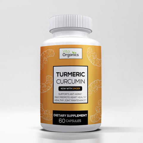 Immunity Boosting Turmeric Curcumin + Ginger by Vita Organics