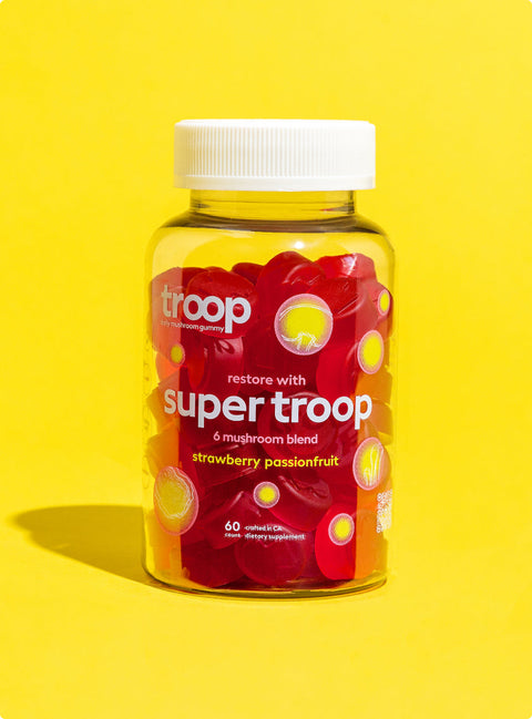 Super Troop Mushroom Blend Gummies by Troop