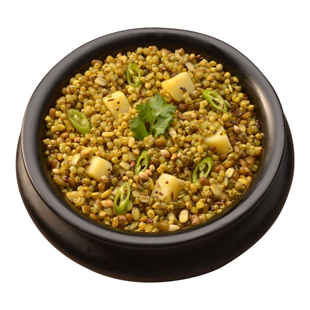 Aahana's Jaipur Millet & Lentil Bowl (Khichdi) - Gluten-Free, 15g Plant-Based Protein, Vegan, Non-GMO, Ready-to-Eat Meal (2.3oz., Pack of 4)