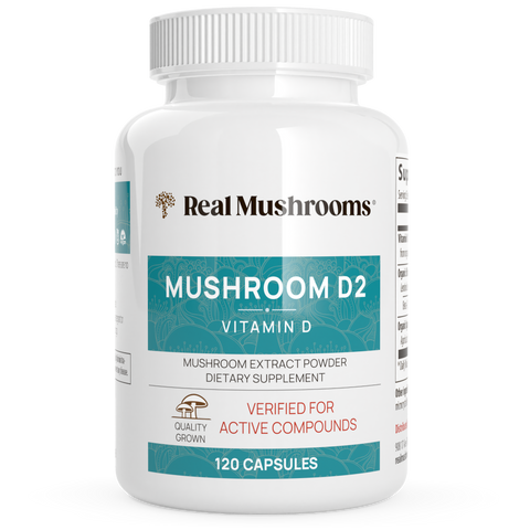 Vitamin D from Organic Mushrooms by Real Mushrooms