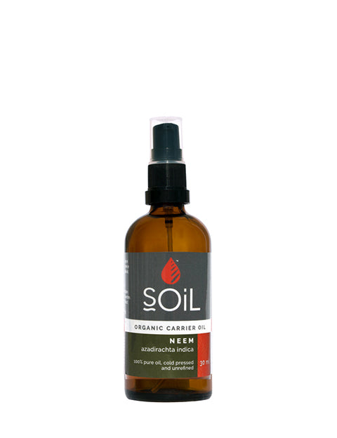 Organic Neem Oil (Azadirachta Indica) 100ml by SOiL Organic Aromatherapy and Skincare