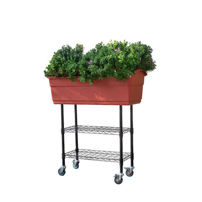Elevated Mobile Planter by Watex