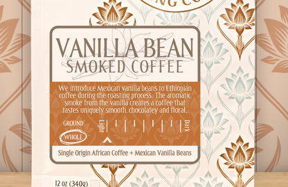 Vanilla Bean Smoked Coffee by Goldberry Roasting Company