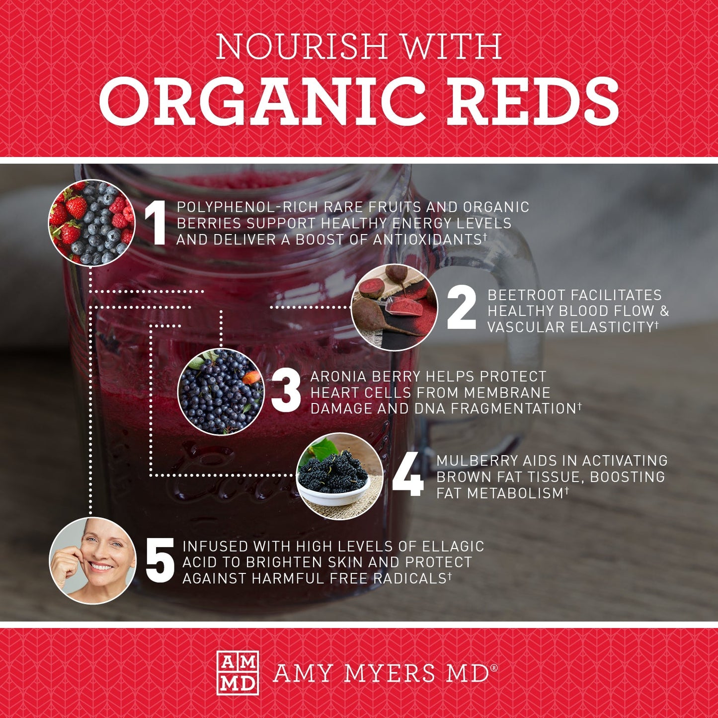 Organic Reds by Amy Myers MD