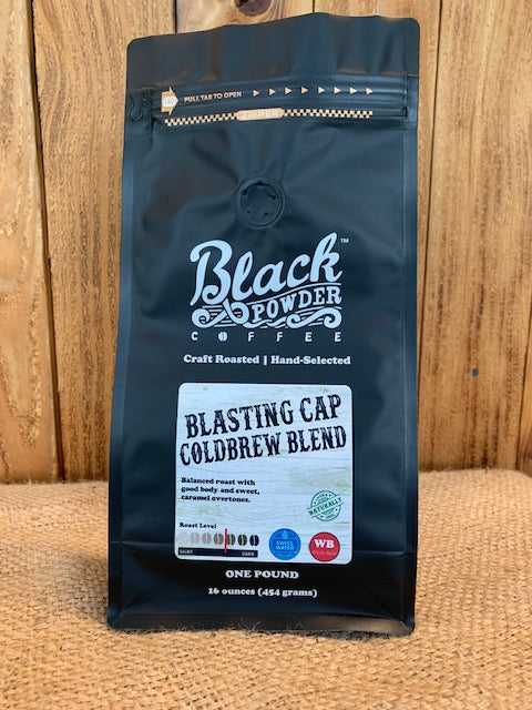 Blasting Cap Cold Brew Coffee Blend | Decaf Naturally Grown by Black Powder Coffee