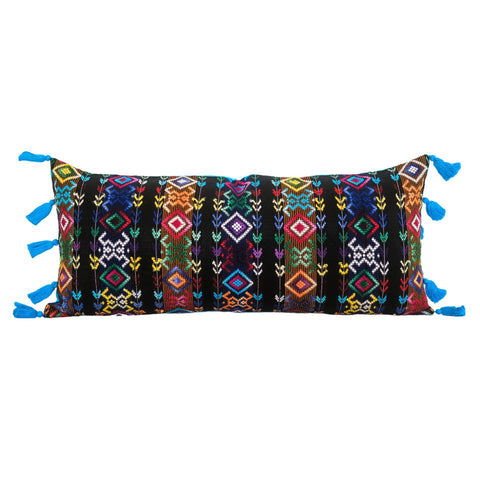 Oversized Guatemalan Lumbar Pillow by Upavim Crafts