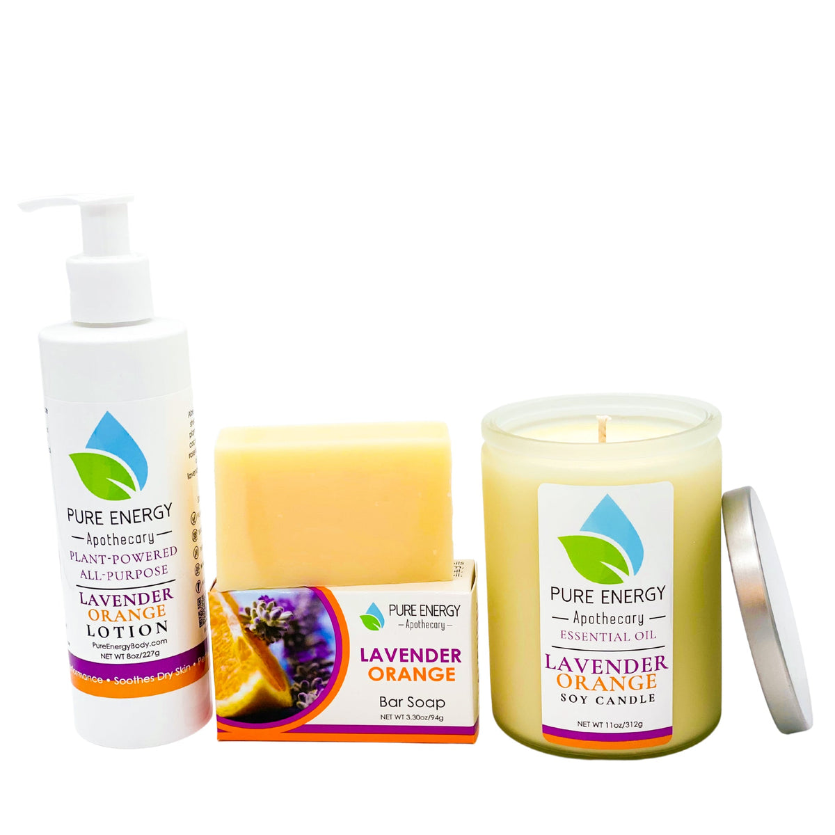 Nourishing Balance Gift Set (Lavender Orange) by Pure Energy Apothecary