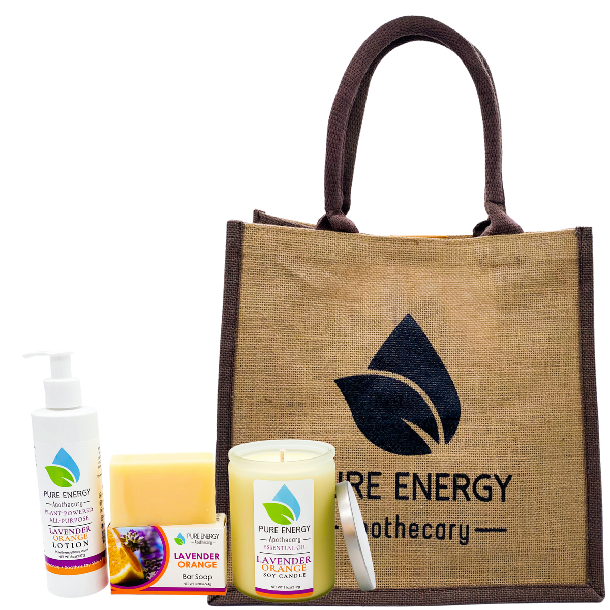Nourishing Balance Gift Set (Lavender Orange) by Pure Energy Apothecary