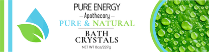 Bath Crystals (Pure & Natural, Unscented) by Pure Energy Apothecary