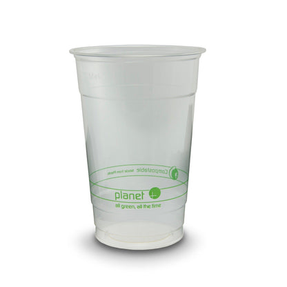 20-Ounce PLA Clear Cold Cup, 1000-Count Case by TheLotusGroup - Good For The Earth, Good For Us