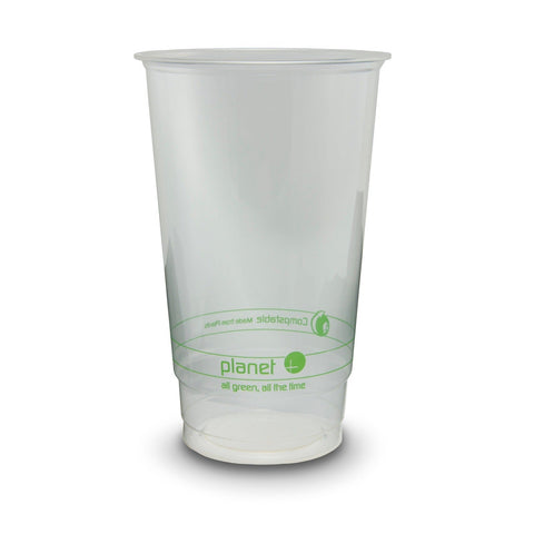 24-Ounce PLA Clear Cold Cup, 1000-Count Case by TheLotusGroup - Good For The Earth, Good For Us