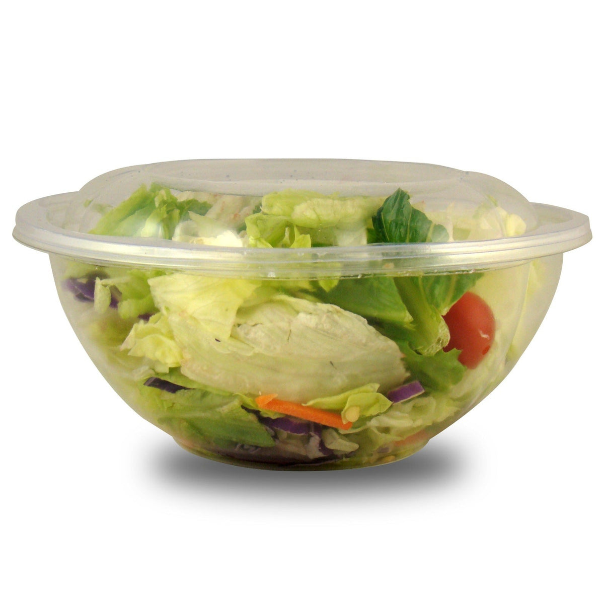 24-Ounce Clear PLA Salad Bowl, 300-Count Case by TheLotusGroup - Good For The Earth, Good For Us