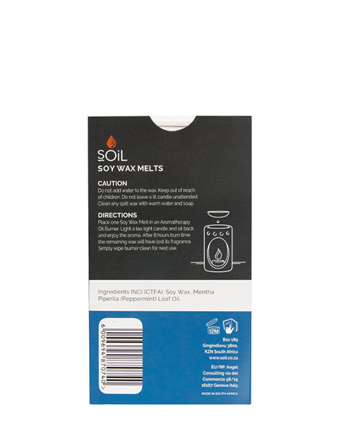 Soy Wax Melts - Peppermint by SOiL Organic Aromatherapy and Skincare