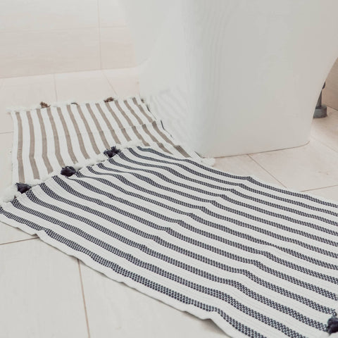 Striped Bath Mat by POKOLOKO