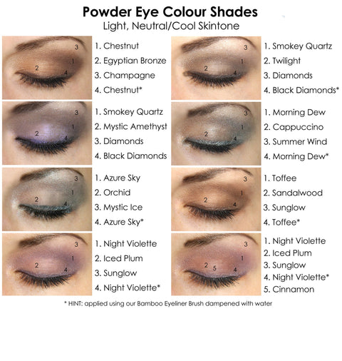 Powder Eye Colours by Lauren Brooke Cosmetiques
