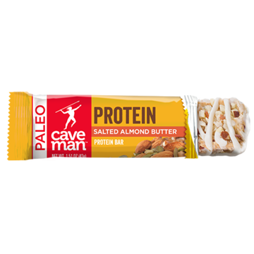 Salted Almond Butter Protein Bars by Caveman Foods