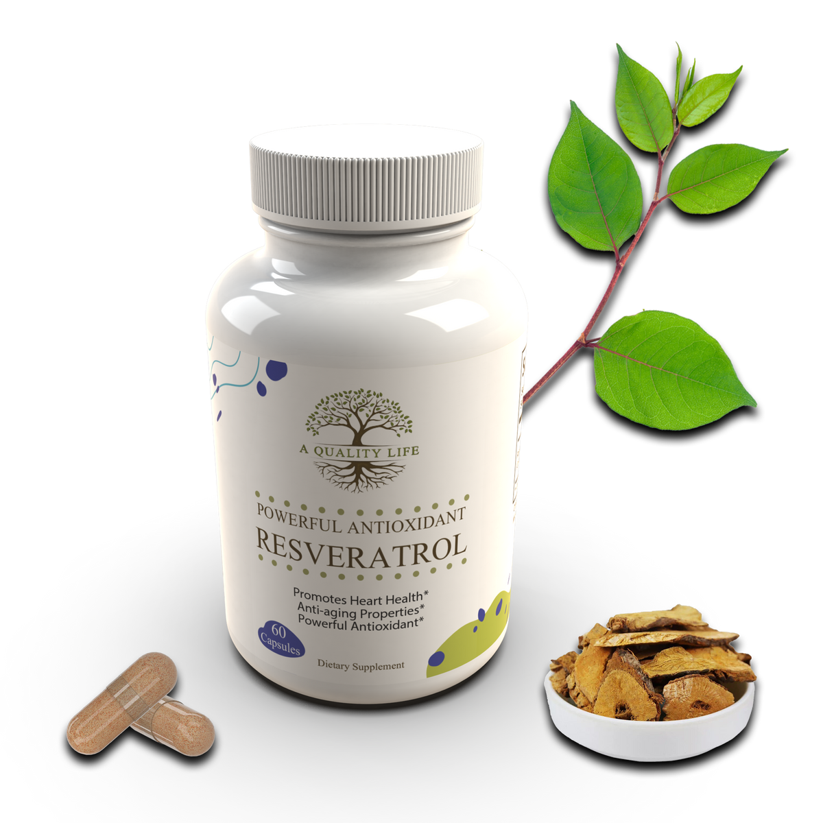 Powerful Antioxidant - Resveratrol by A Quality Life Nutrition