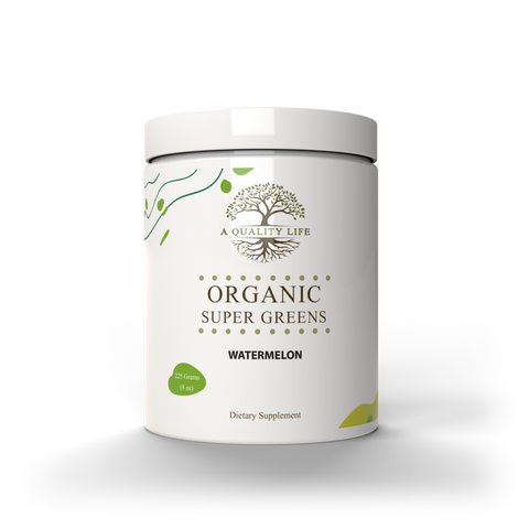 Organic Super Greens - Watermelon by A Quality Life Nutrition