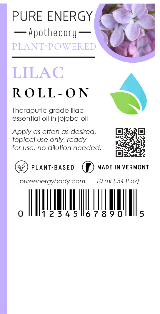 Aromatherapy Roll-On (Lilac) by Pure Energy Apothecary