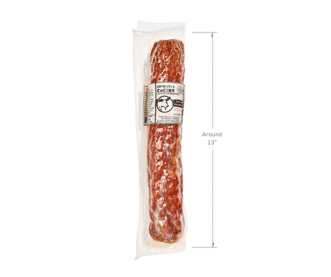 Charlito’s Cocina Salami Picante - Foodservice Dry Cured Spicy Salami - 6 x 1.5 LB by Farm2Me