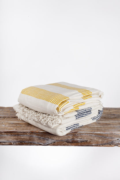 3 Panel Dotted Cotton Blanket by Creative Women