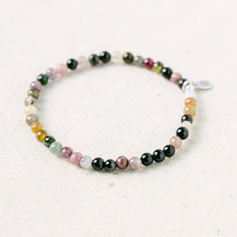 Rainbow Tourmaline Energy Bracelet by Tiny Rituals