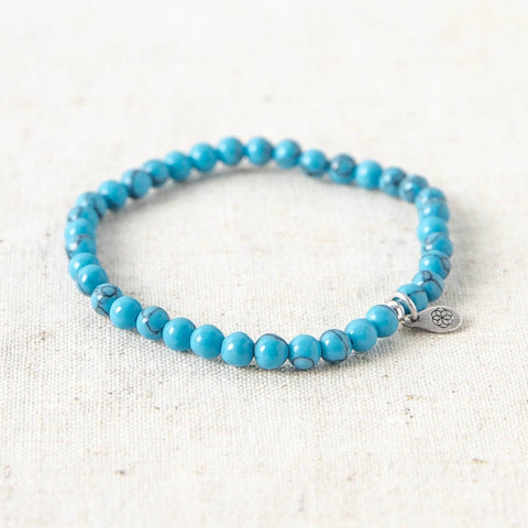 Turquoise Howlite Energy Bracelet by Tiny Rituals