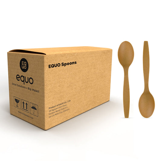 Sugarcane Spoons (Wholesale/Bulk) - 1000 count by EQUO